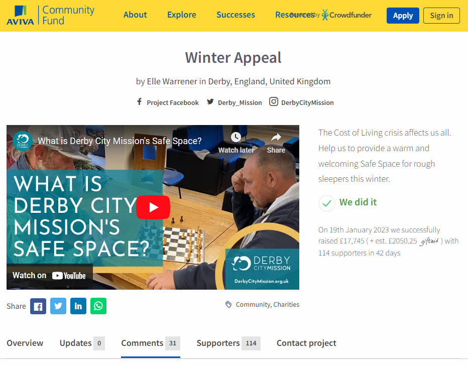 aviva-winter-giving-appeal-screenshot2022-completed-raised £17745